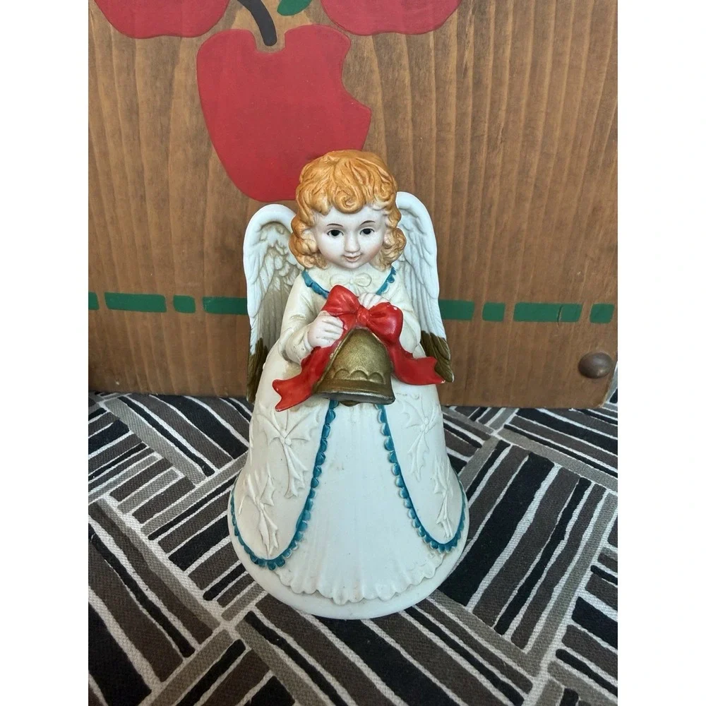 Home Interior Homco Angel Bell Vintage Homco Christmas Bell